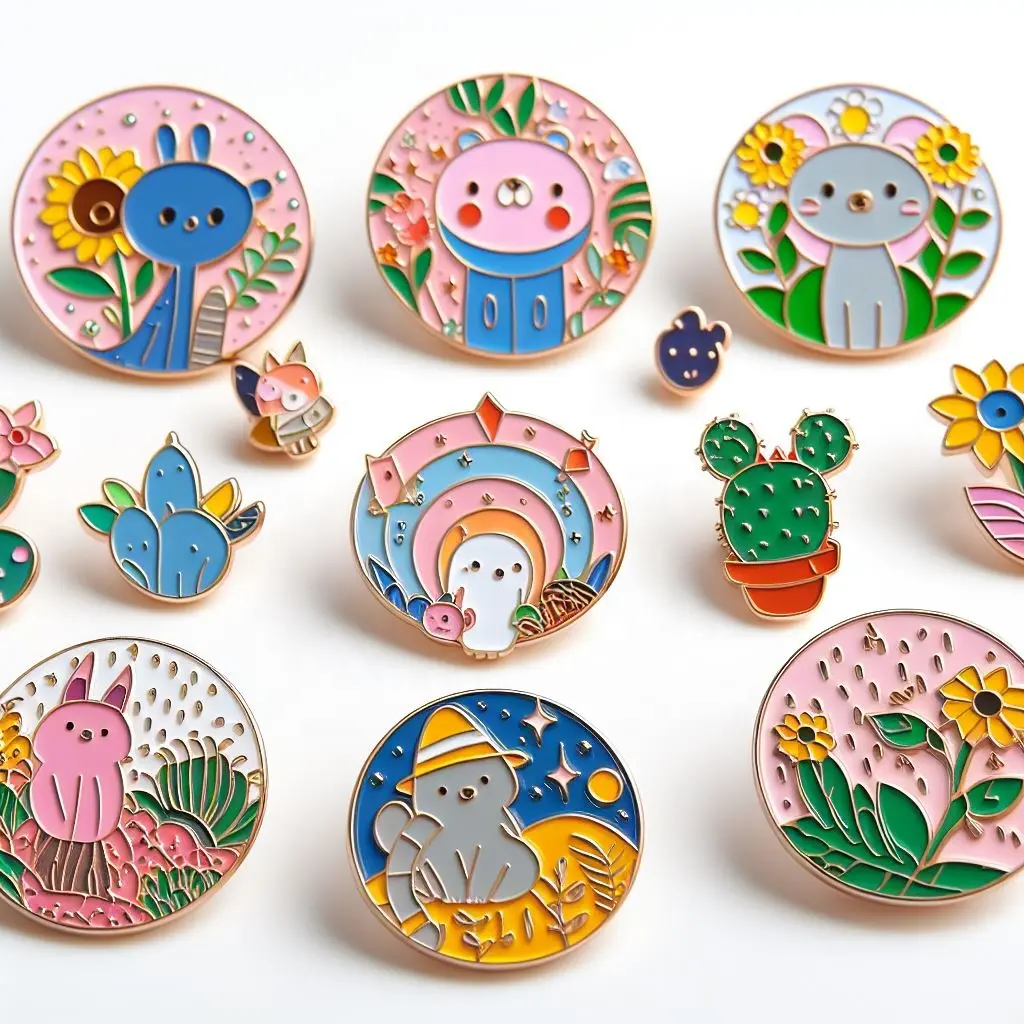 Custom Hard & Soft Enamel Pins – Bold, Durable, Brandable