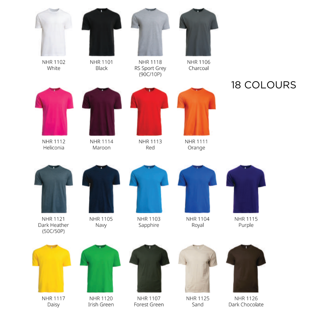 Soft Touch Round Neck Tee Black