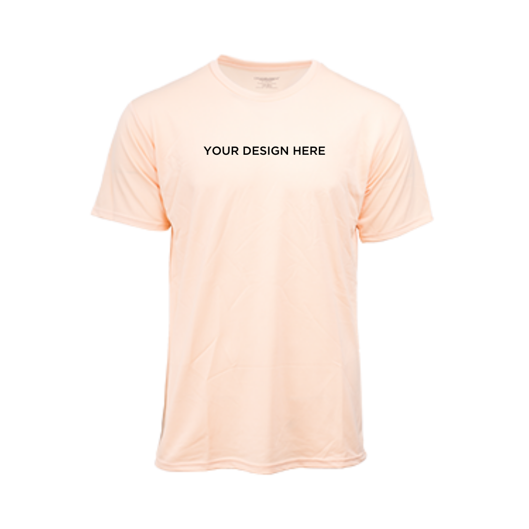 Performance Round Neck Dry Pique Tshirt Vegas Gold
