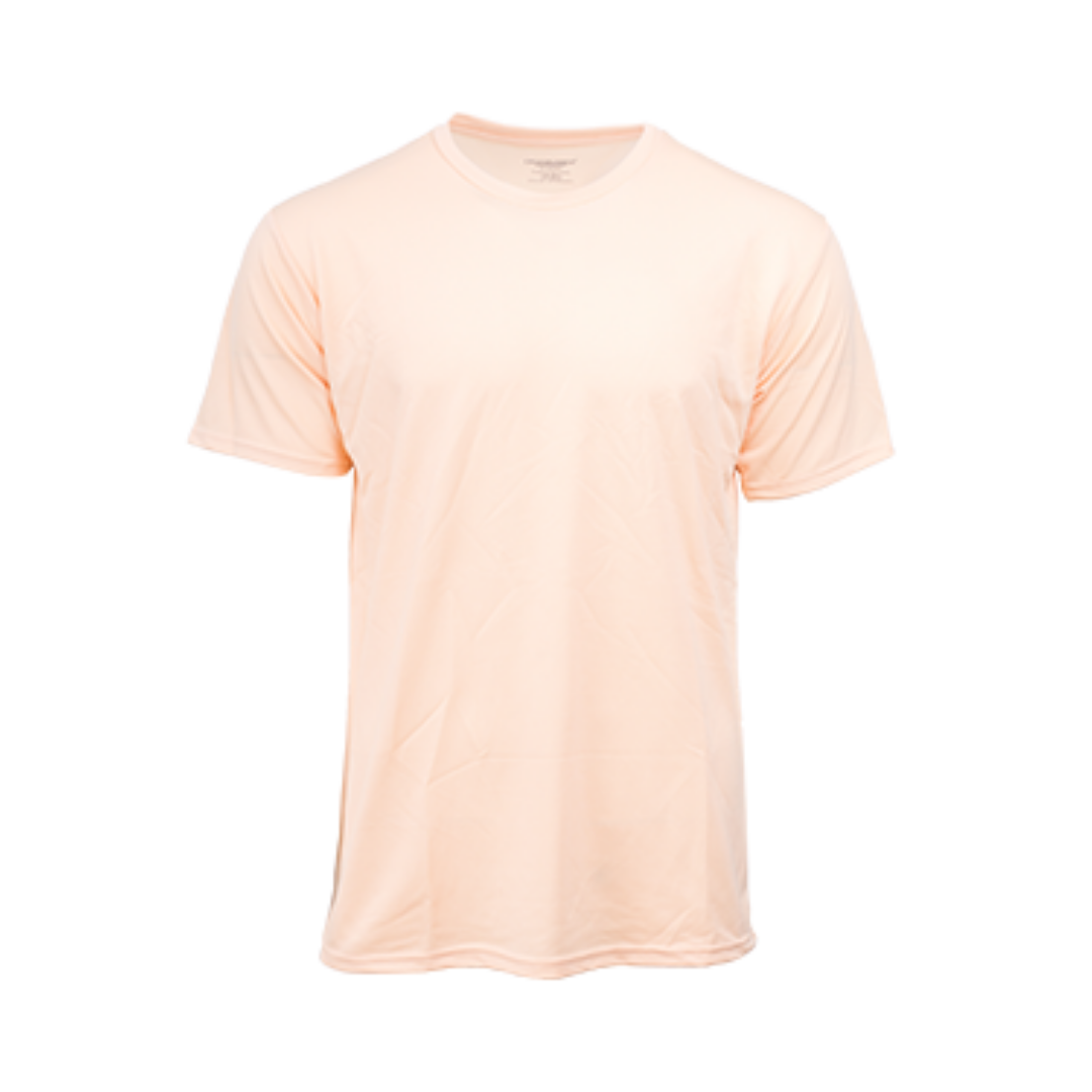 Performance Round Neck Dry Pique Tshirt Vegas Gold