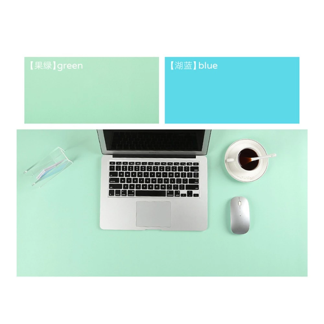 Premium Double Sided Mouse Pad - 70cm x35cm - Green Blue