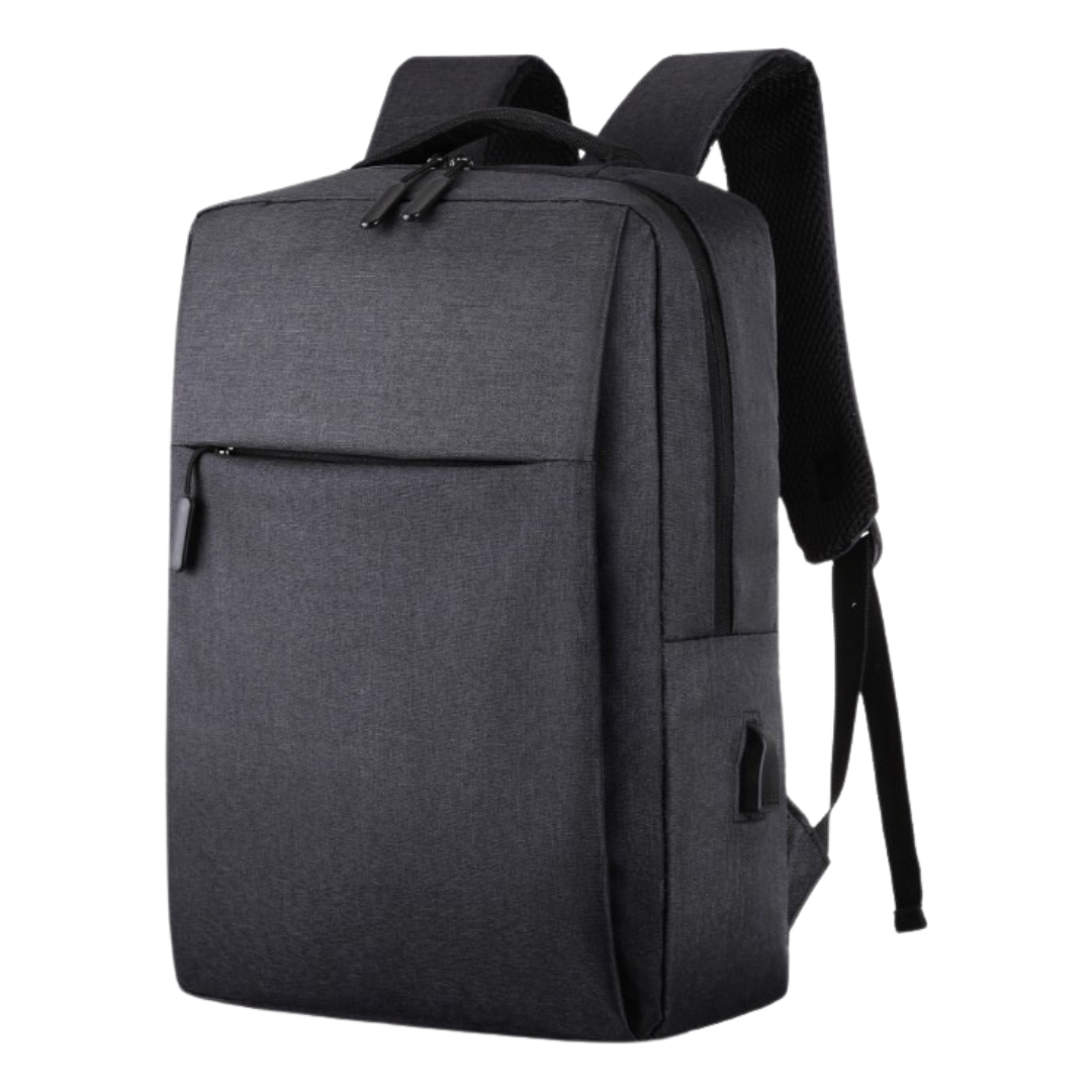Laptop Bag Travel Bag Business Backpack Leisure Men Bag Man Bag Multifunctional USB Charging Bag - Black