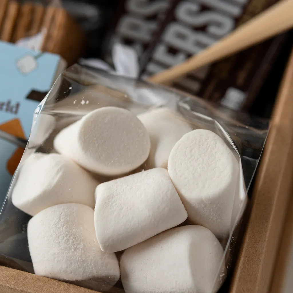 Big Marshmallow in OPP Bag – Perfect for S’mores & Campfire Gift Sets
