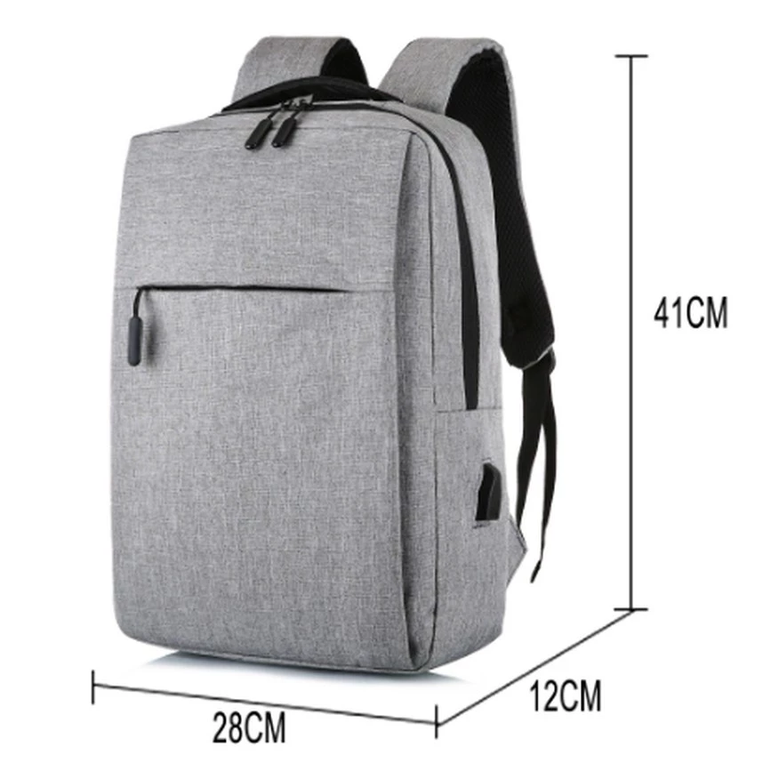 Laptop Bag Travel Bag Business Backpack Leisure Men Bag Man Bag Multifunctional USB Charging Bag - Red