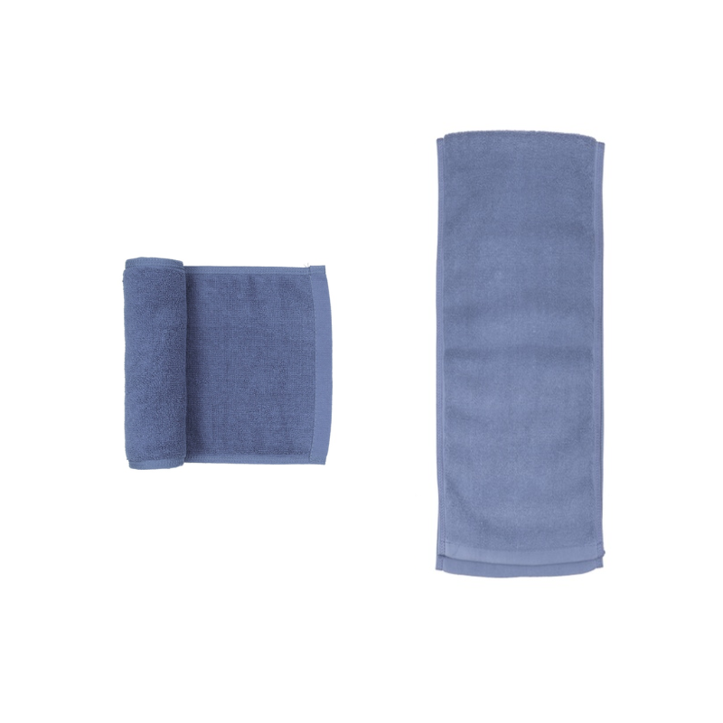 SPORT Towel - 100% Cotton - Grey Blue