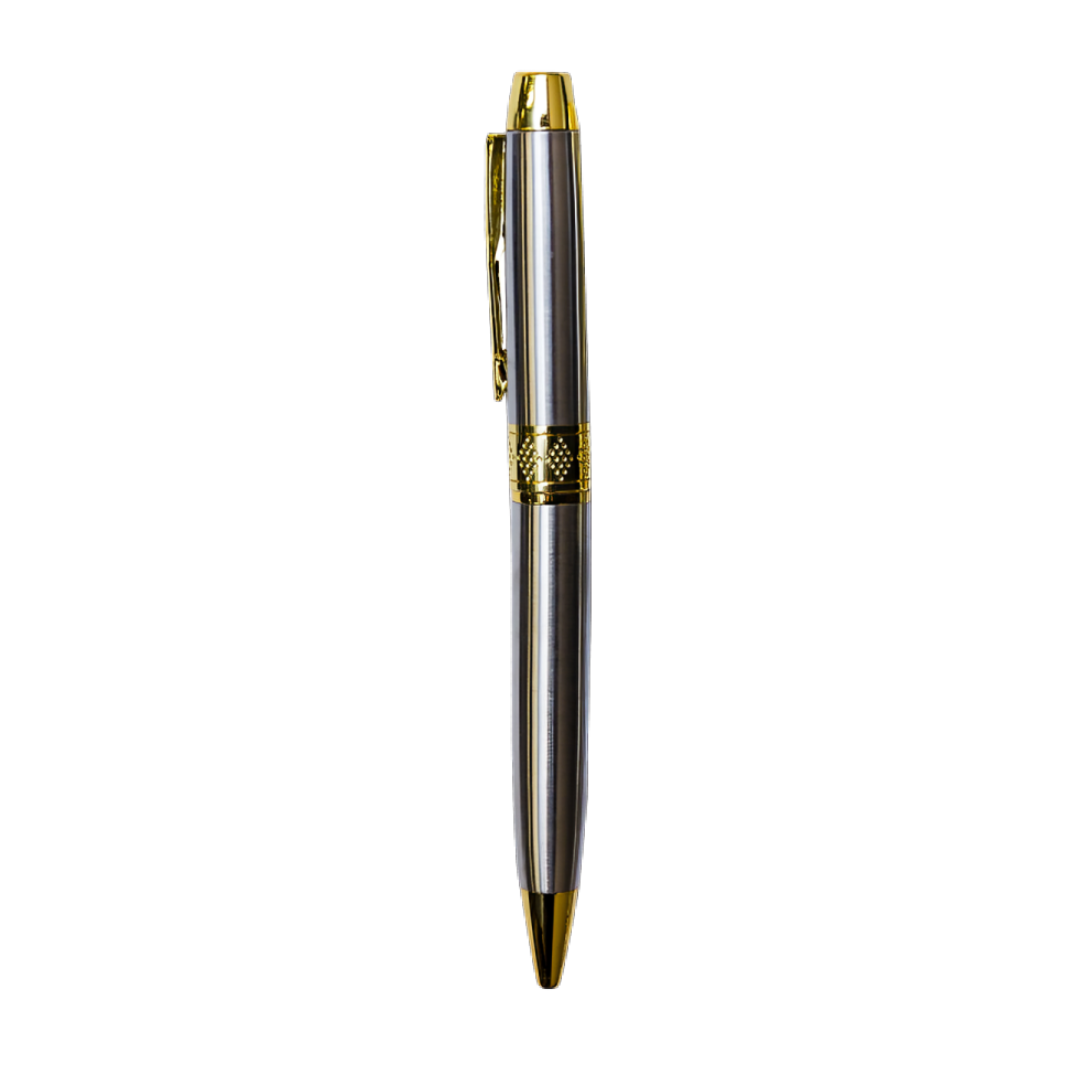 BOLDO Metal Ball Pen – Silver & Gold (40g)