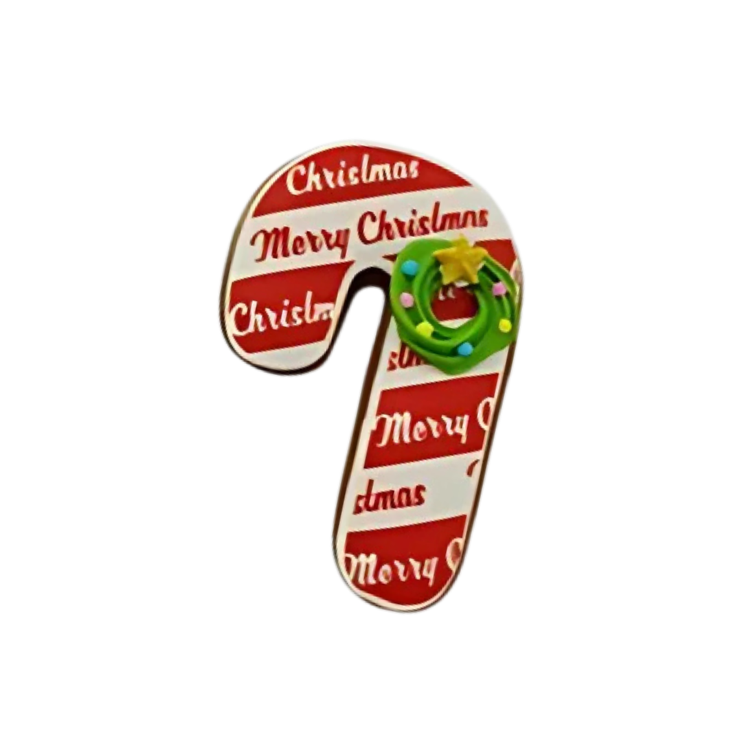 Gingerbread Candy Cane Cookie | 6x9.5cm