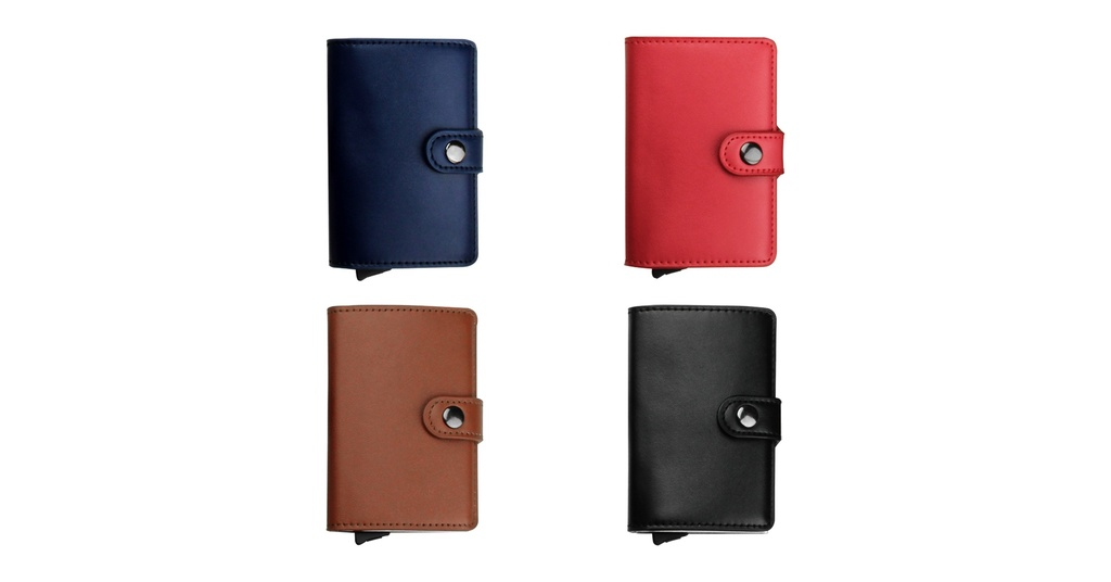 BROOK - RFID Wallet | PU Leather Small Wallet Multi Card Slot Case for credit card ID