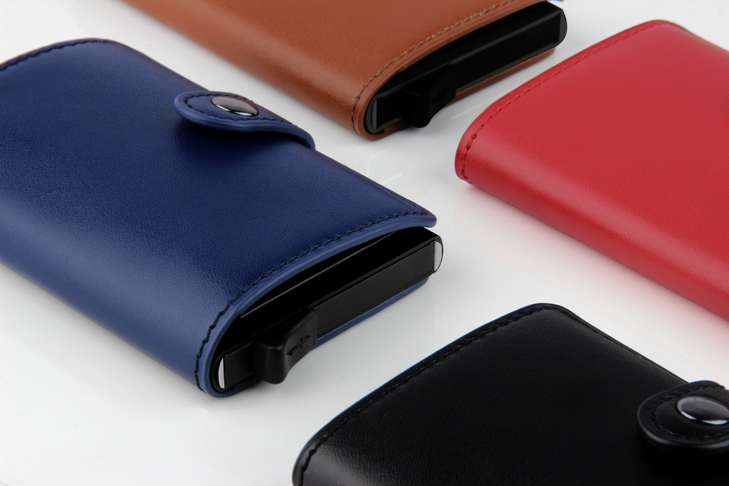 BROOK - RFID Wallet | PU Leather Small Wallet Multi Card Slot Case for credit card ID
