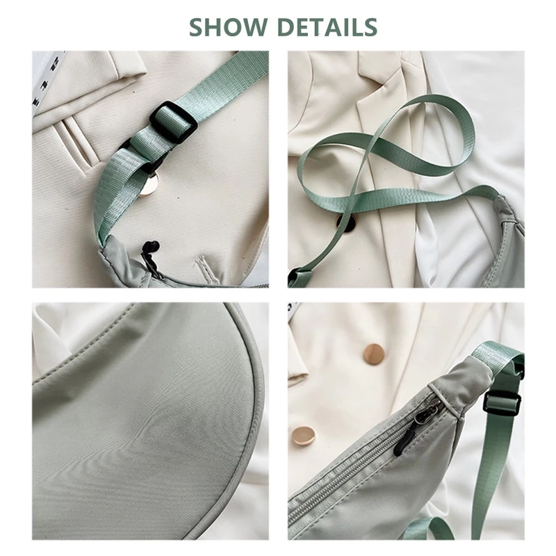 Ultralight Nylon Dumpling Bag - White
