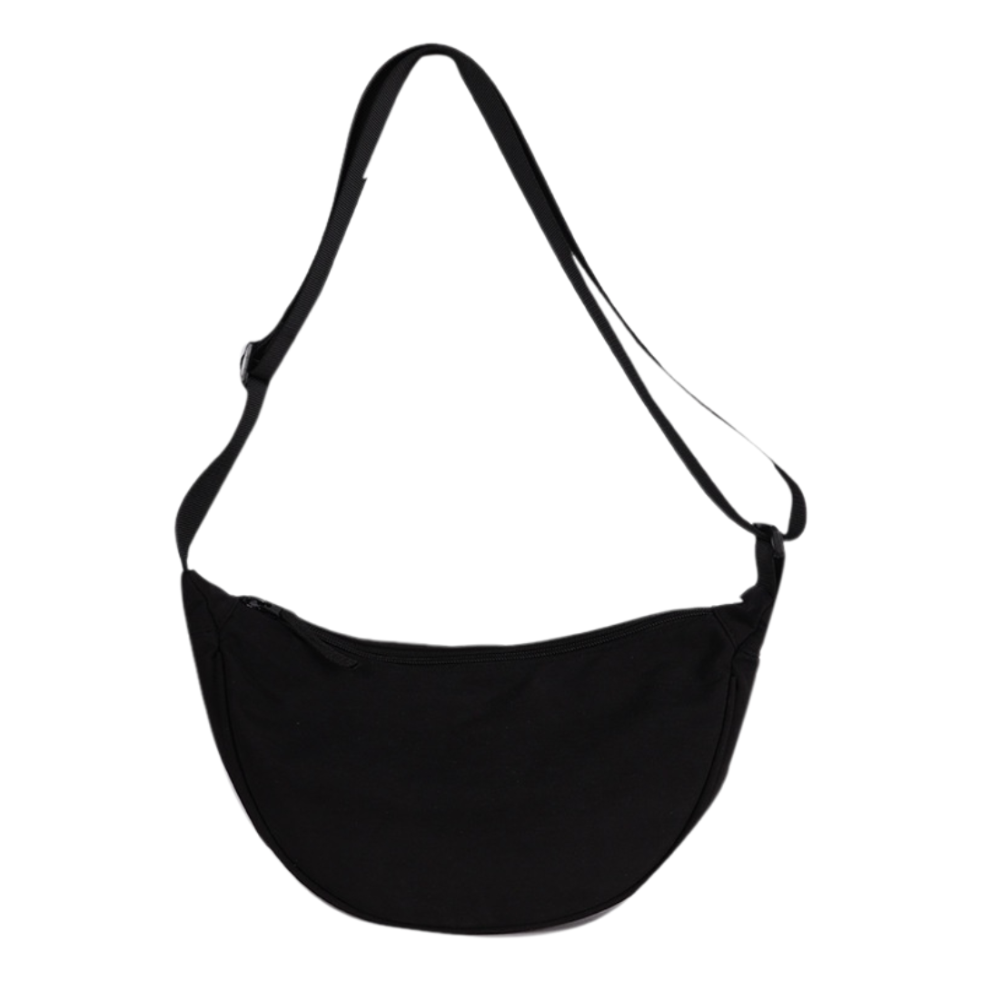 Ultralight Nylon Dumpling Bag - Black