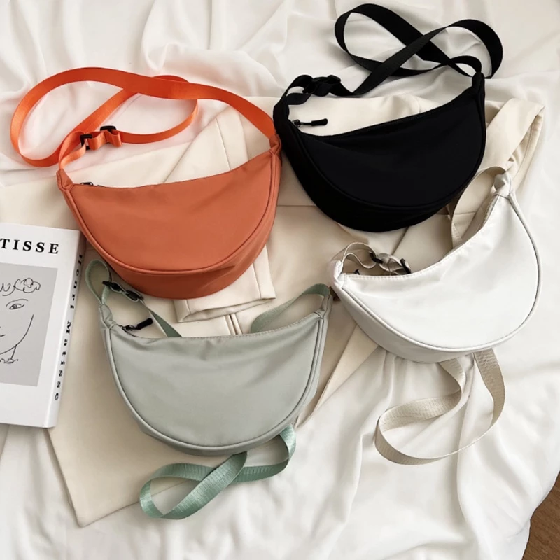 Ultralight Nylon Dumpling Bag - Black