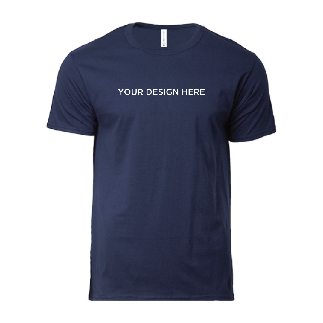 Soft Touch Round Neck Tee Navy