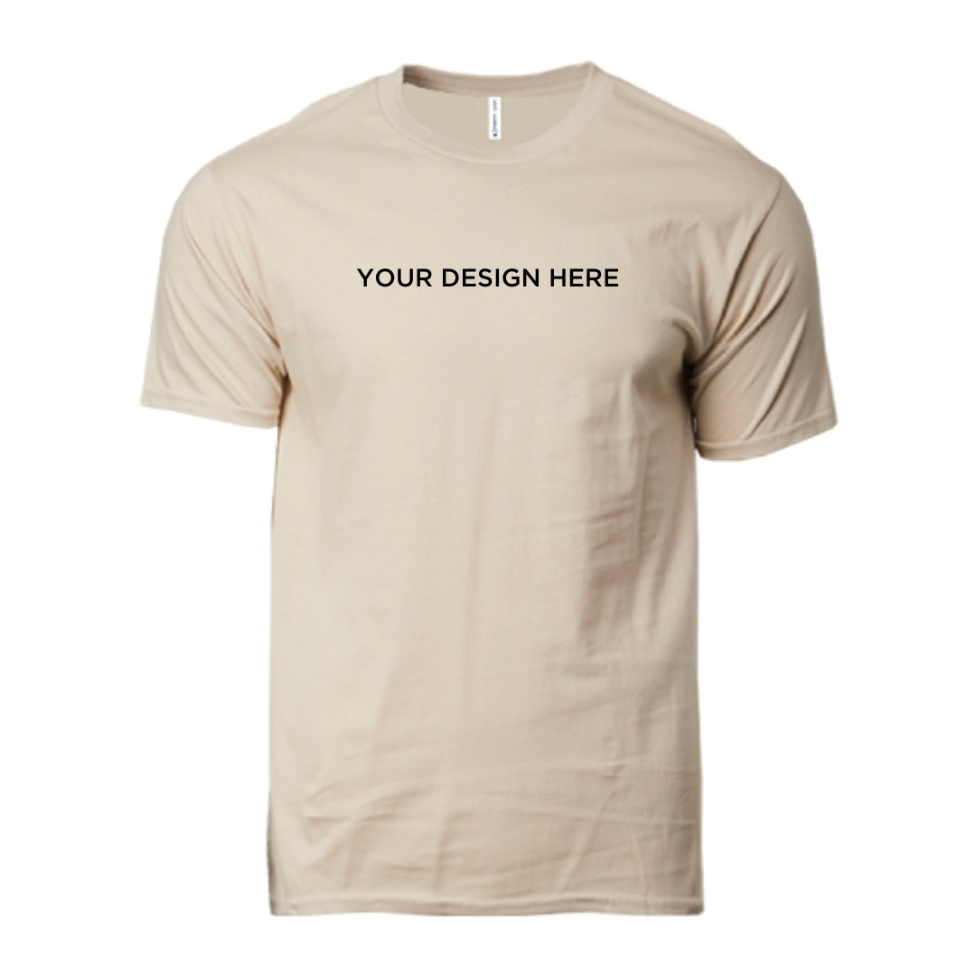 Soft Touch Round Neck Tee Sand