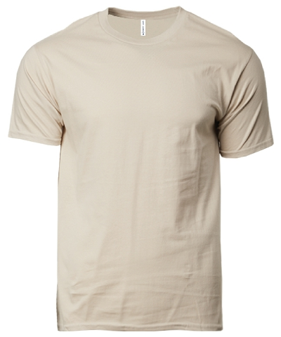 Soft Touch Round Neck Tee Sand