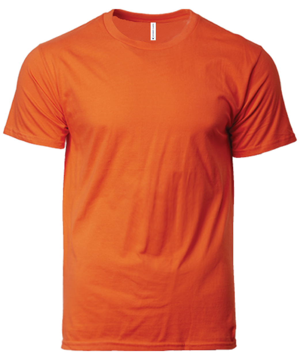 Soft Touch Round Neck Tee Orange