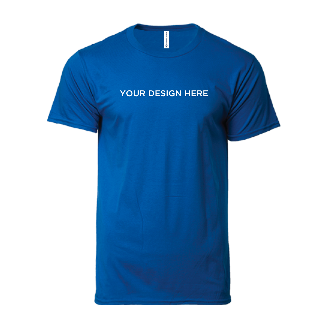 Soft Touch Round Neck Tee Royal Blue