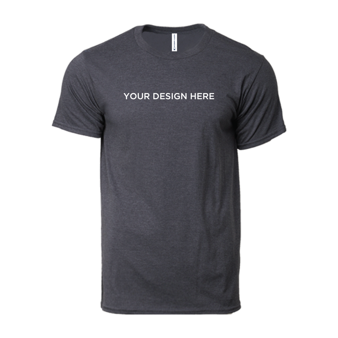 Soft Touch Round Neck Tee DarkHeather