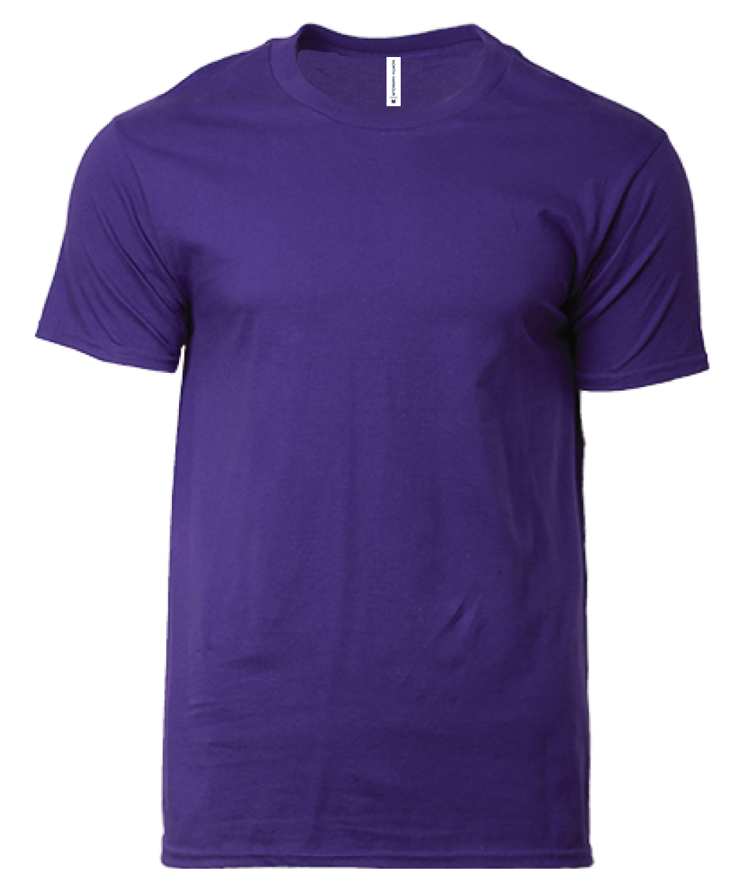Soft Touch Round Neck Tee Purple