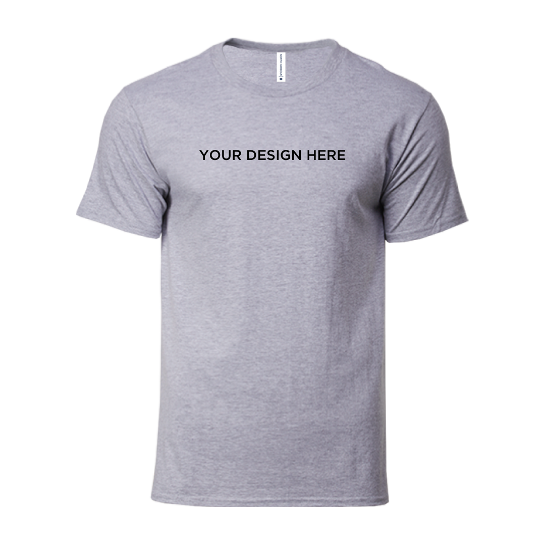 Soft Touch Round Neck Tee Sport Grey