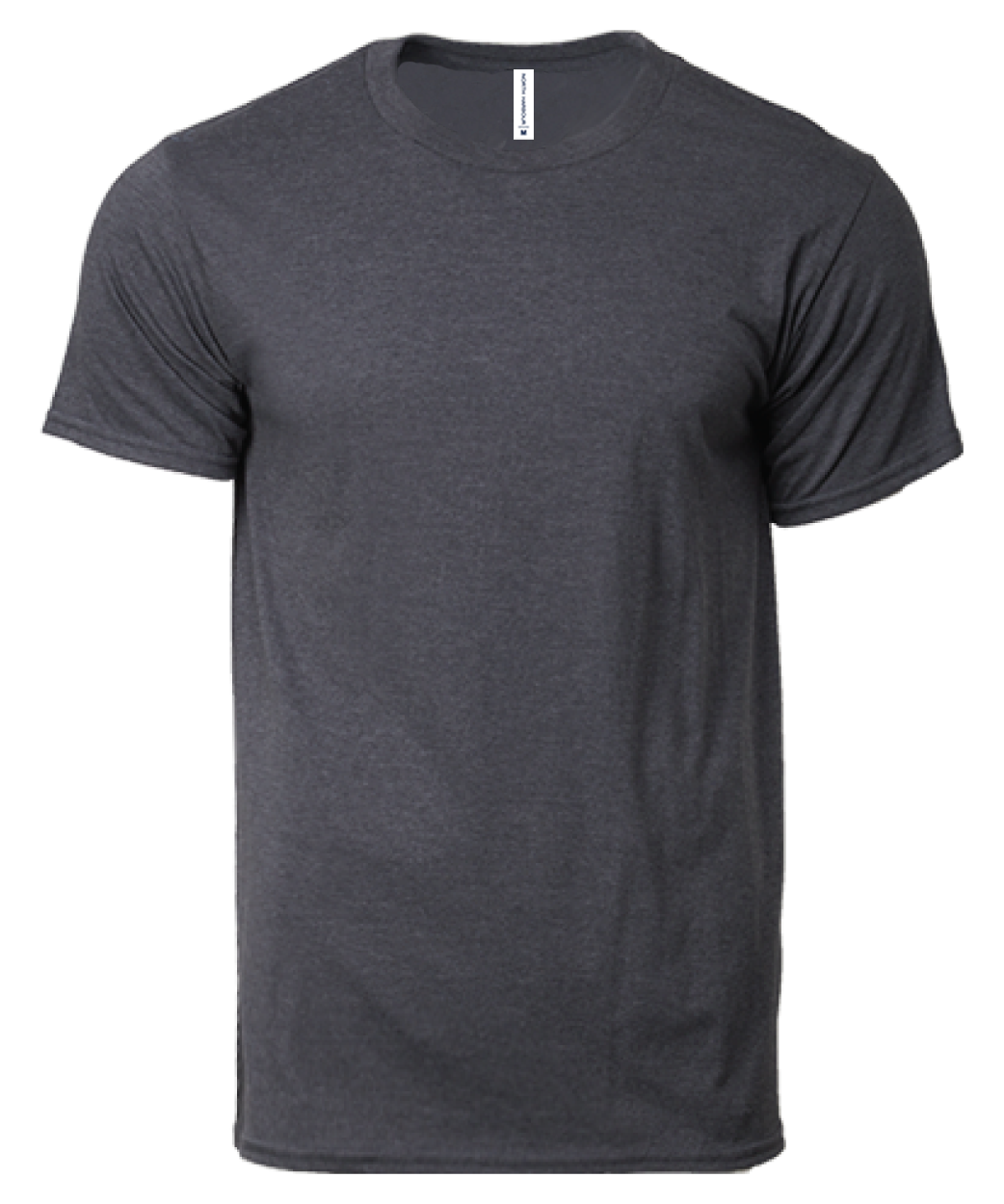 Soft Touch Round Neck Tee DarkHeather