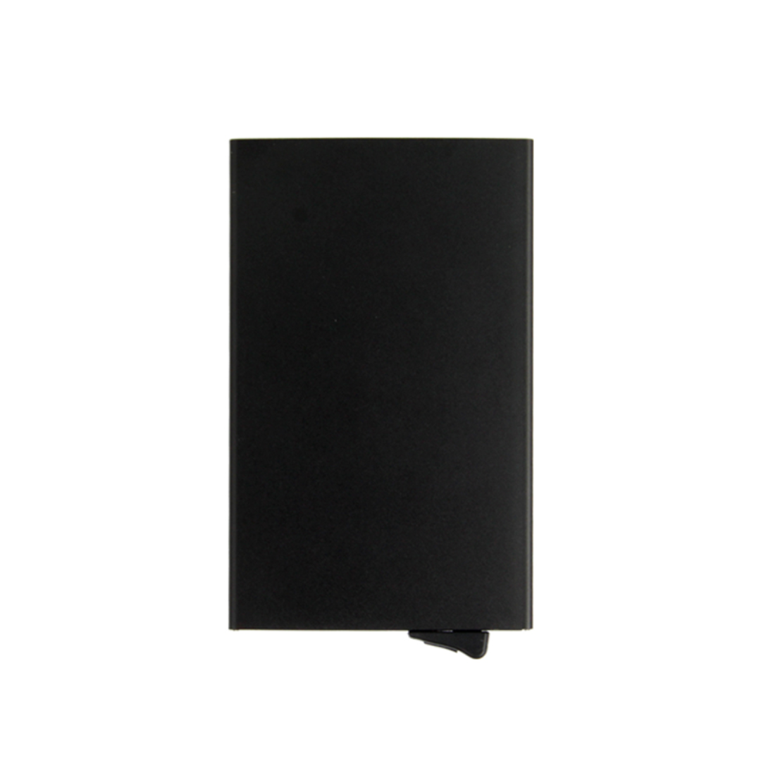 RFID Block Metal Credit Card Holder - Black