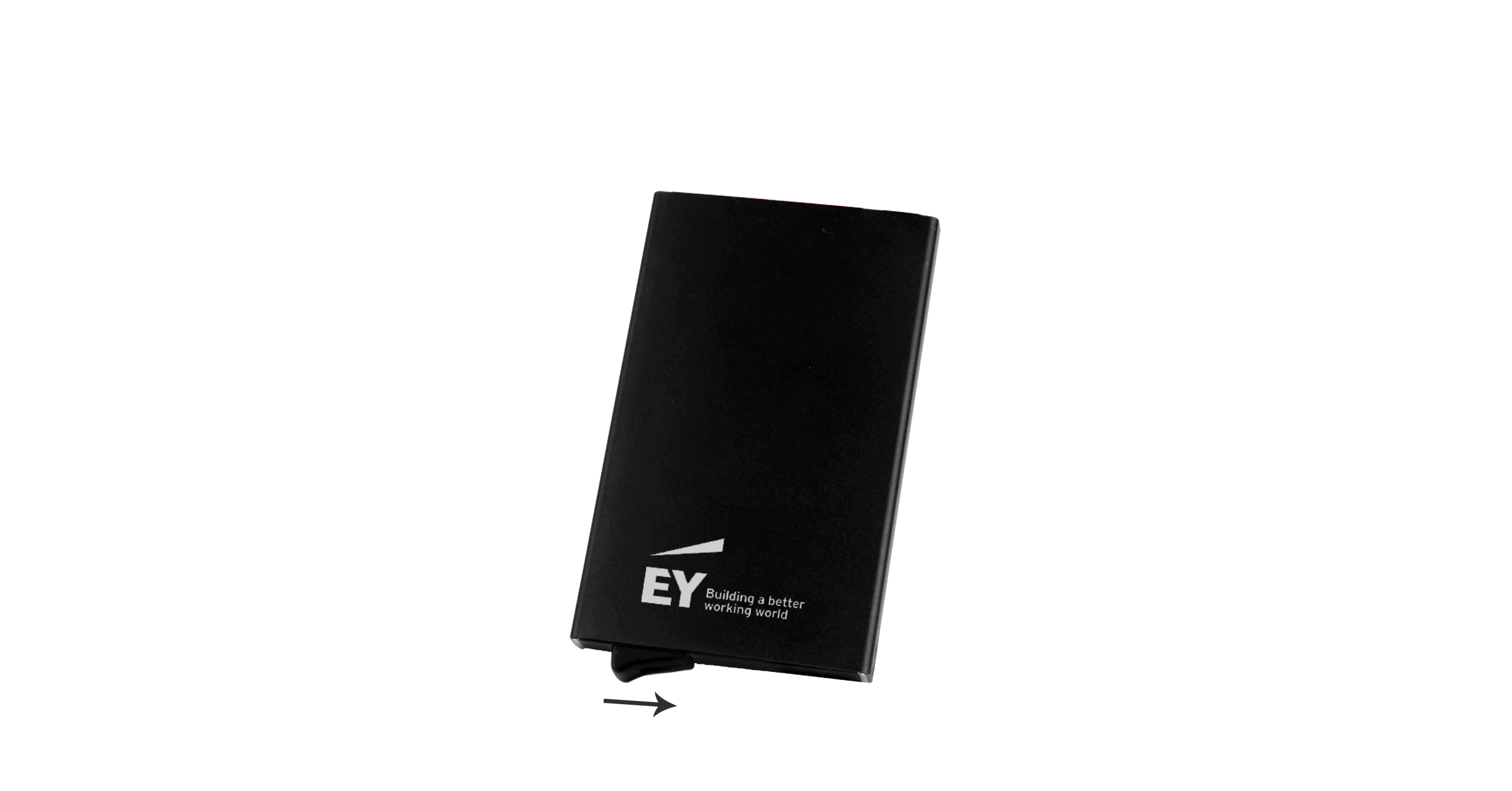 RFID Block Metal Credit Card Holder with Money Clip - Grey