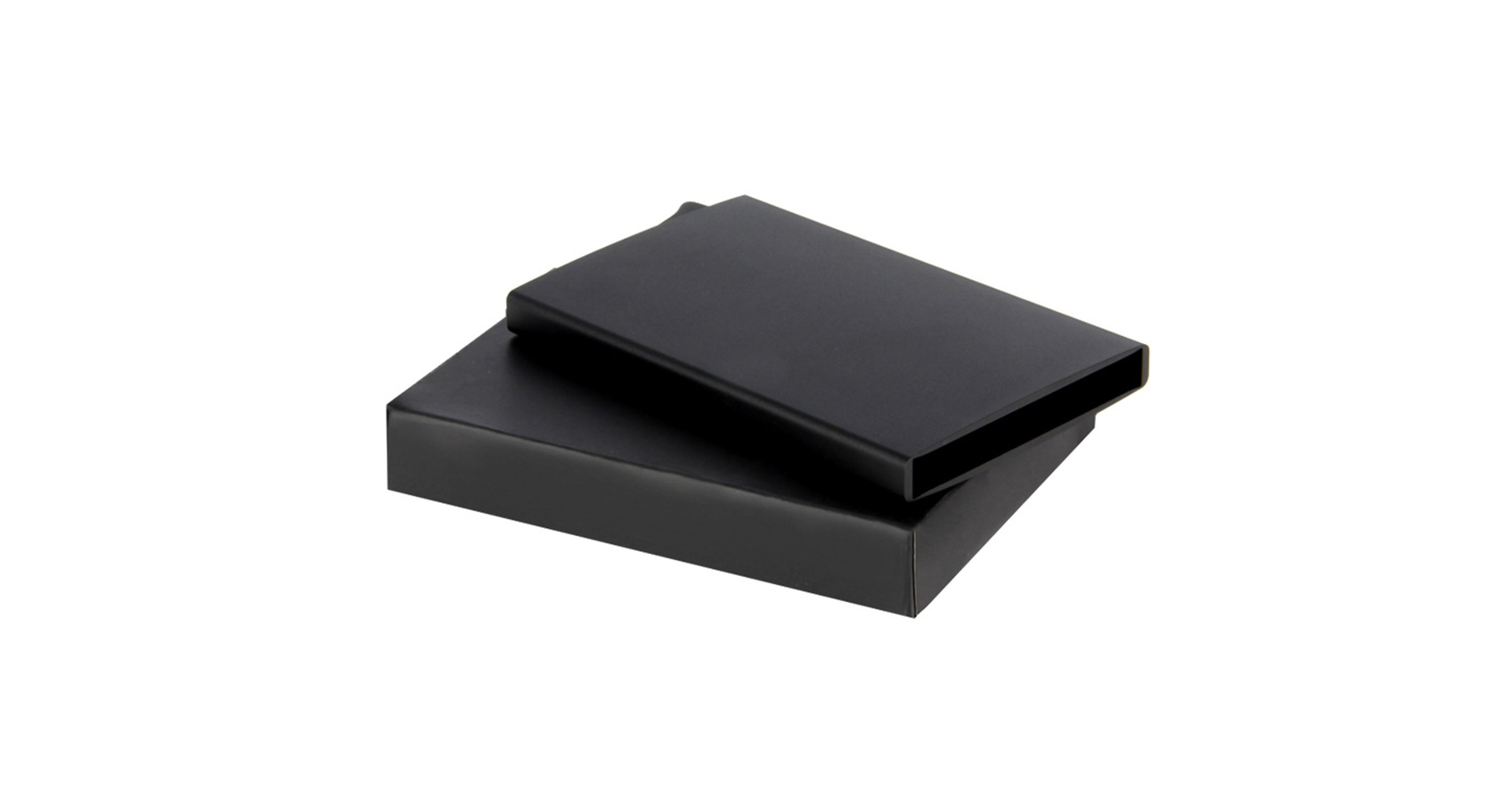 RFID Block Metal Credit Card Holder - Black
