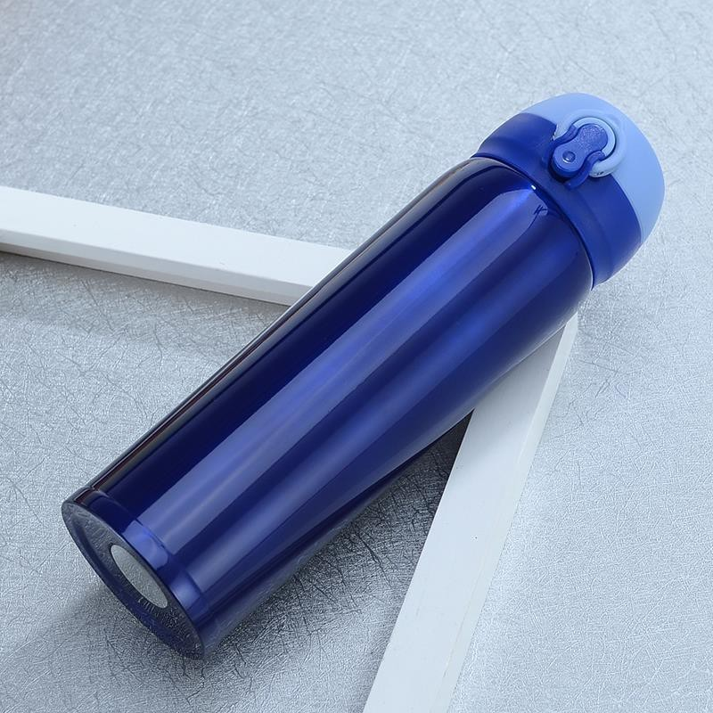 Double Wall Vacuum Flask Thermos (500ml) - Blue