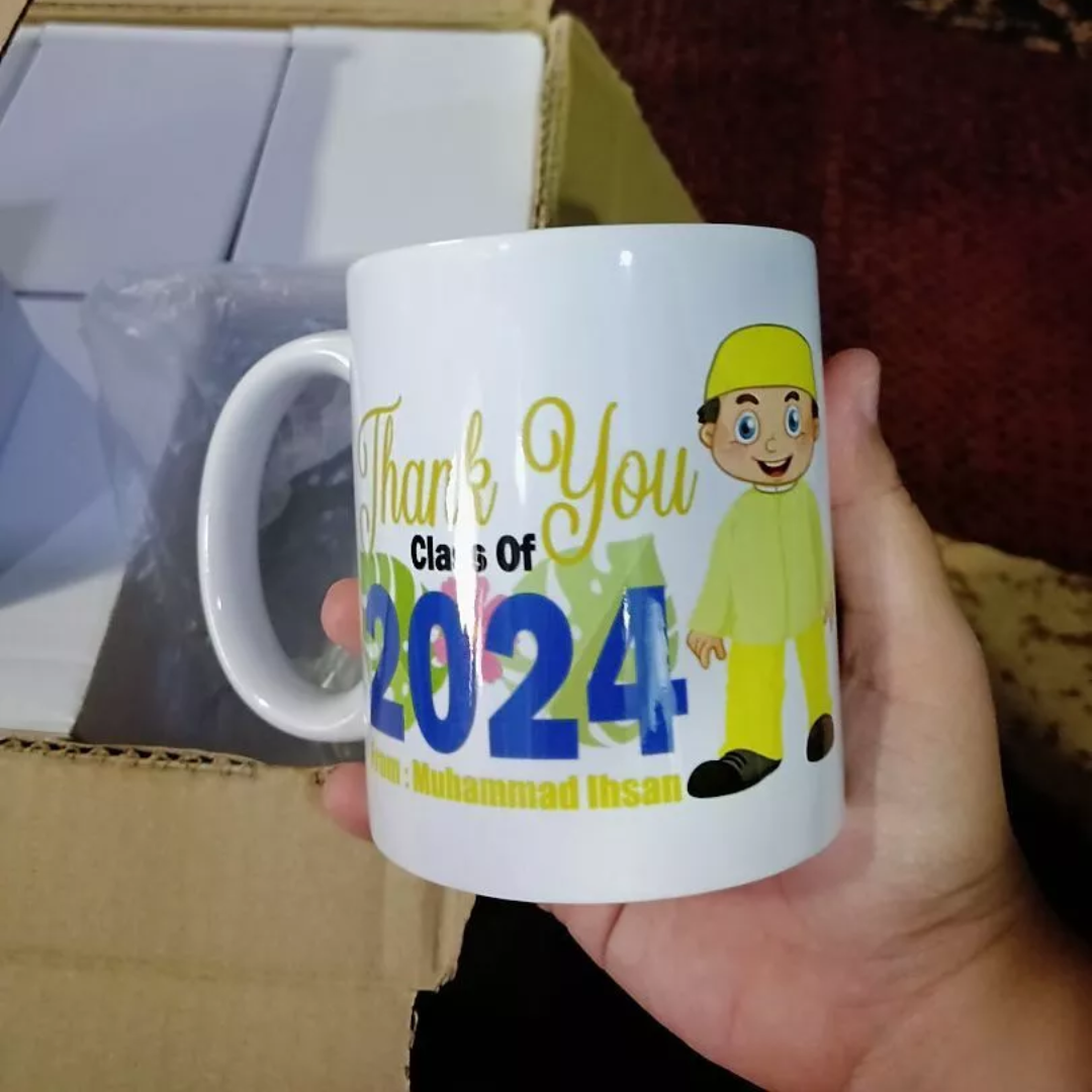 Mugsy Custom Print Mug – Full Colour | Photo, Logo, Text