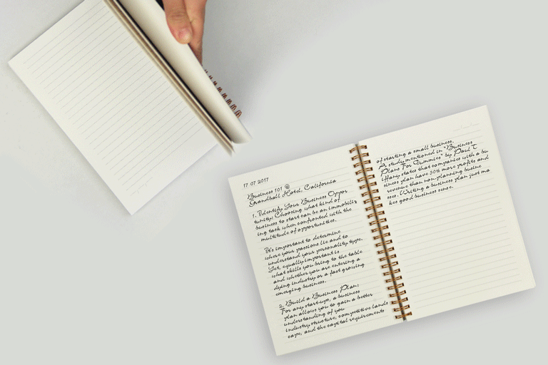 Wire-O Notebook - Black