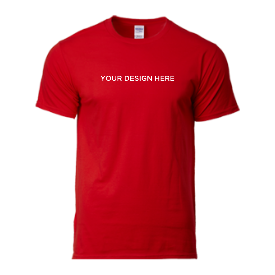 Premium Cotton Adult Ring Spun T-Shirt Red