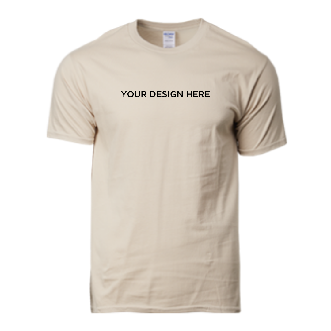 Premium Cotton Adult Ring Spun T-Shirt Sand