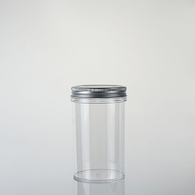 Kacang tumbuk in cylinder jar and label