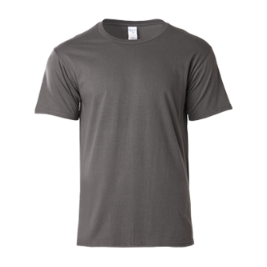 Premium Cotton Adult Ring Spun T-Shirt Charcoal
