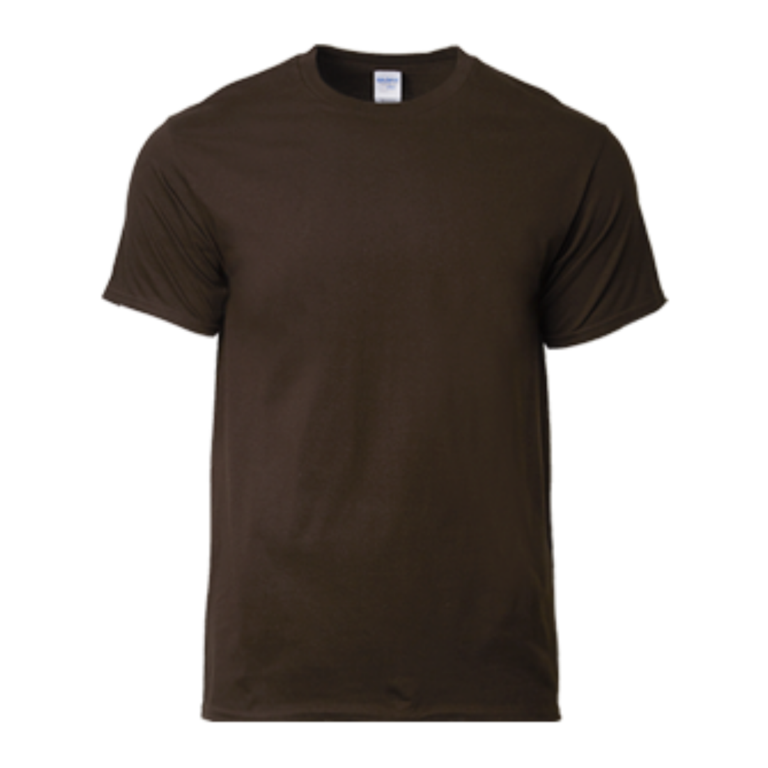 Premium Cotton Adult Ring Spun T-Shirt Dark Chocolate