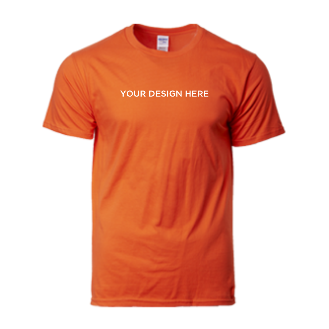 Premium Cotton Adult Ring Spun T-Shirt Orange