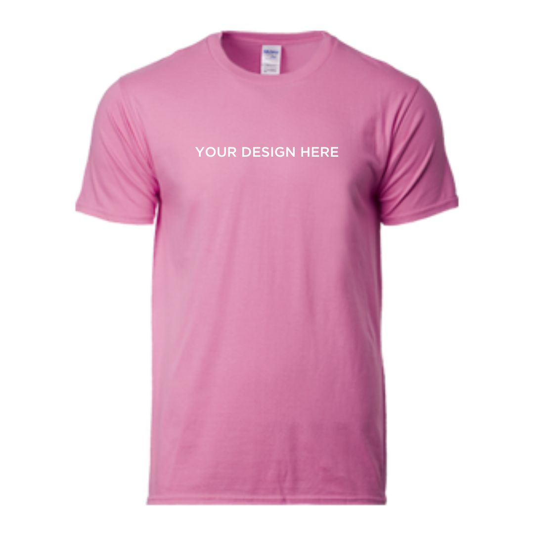 Premium Cotton Adult Ring Spun T-Shirt Azalea