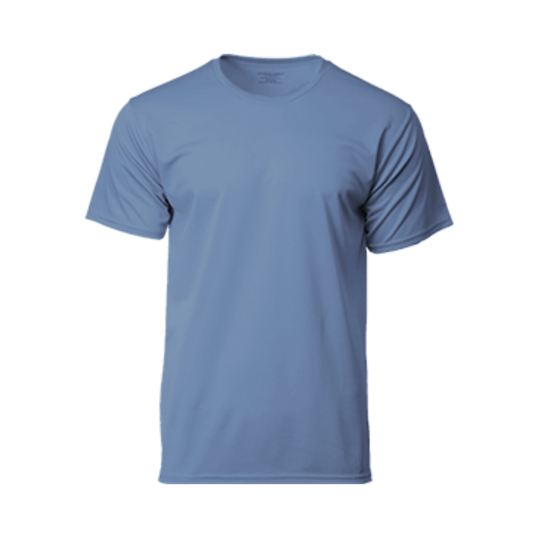 Performance Round Neck Dry Pique Tshirt Antique Royal
