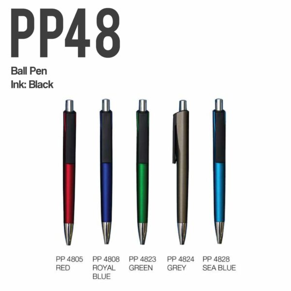 Classic Black Ink Plastic Ballpoint Pen