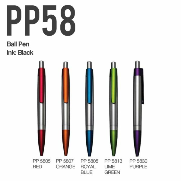 NORIX Black Ink Plastic Ballpoint Pen
