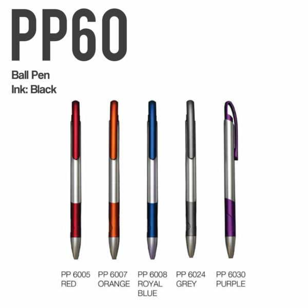 PRIMX Black Ink Plastic Ballpoint Pen