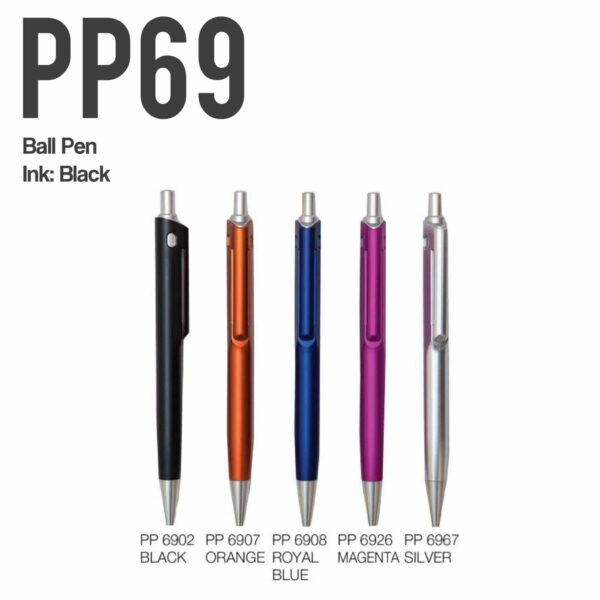 WYLON Black Ink Plastic Ballpoint Pen