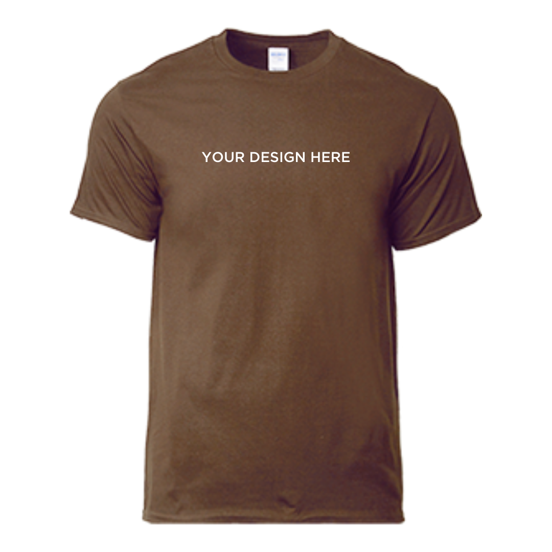 Premium Cotton Adult Ring Spun T-Shirt Chestnut
