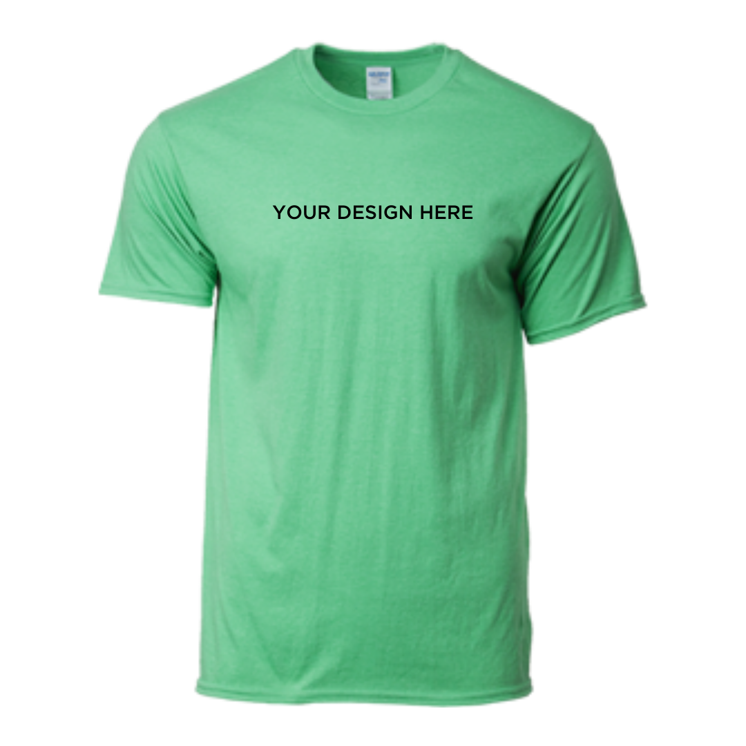 Premium Cotton Adult Ring Spun T-Shirt Heather Irish