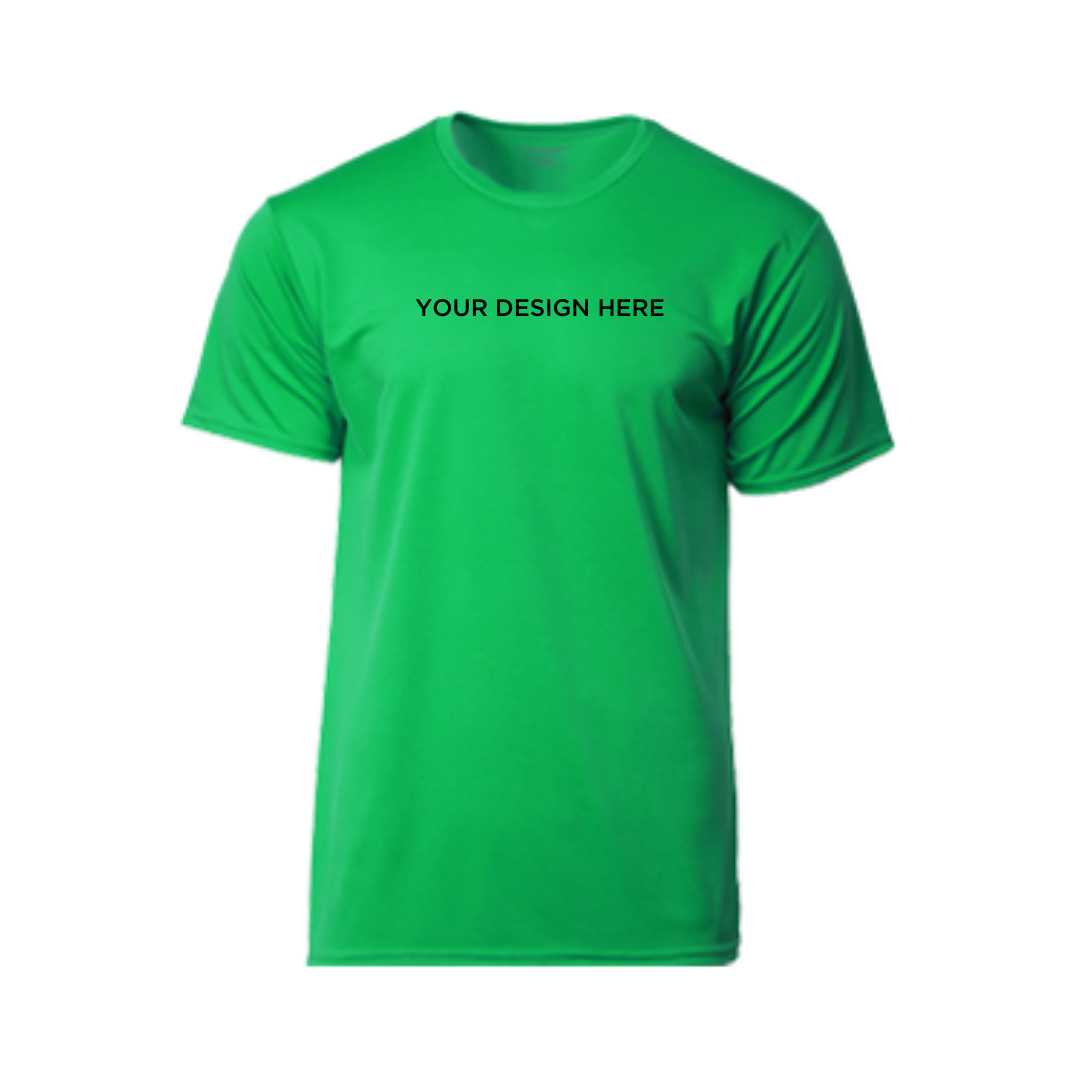 Performance Round Neck Dry Pique Tshirt Irish Green