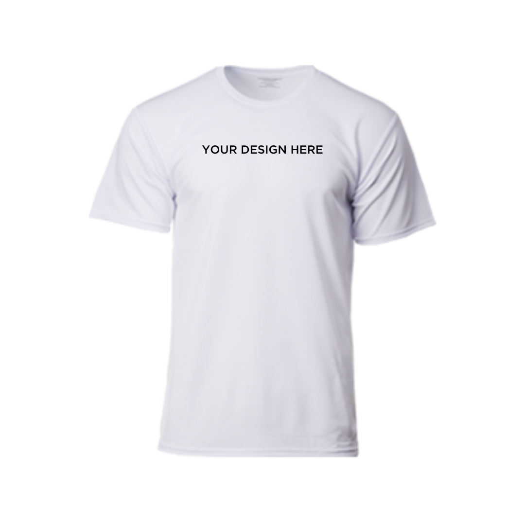Performance Round Neck Dry Pique Tshirt White