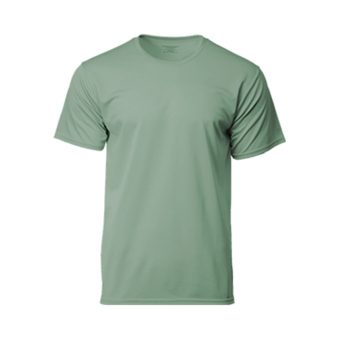 Performance Round Neck Dry Pique Tshirt Burma Jade