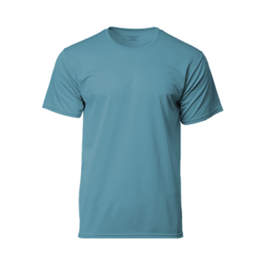 Performance Round Neck Dry Pique Tshirt Airforce Blue