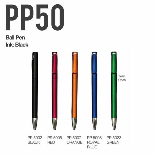 IRANO Black Ink Plastic Ballpoint Pen